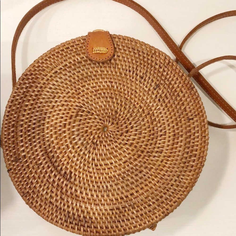 Straw Studios Woven Purse